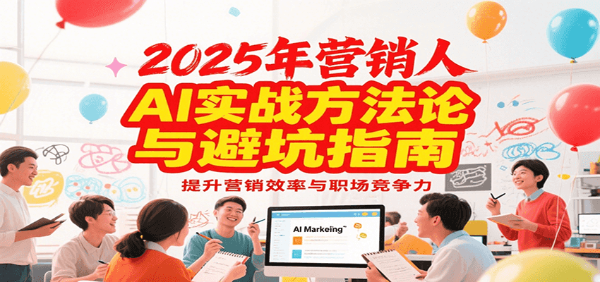 2025年营销实战方法论与避坑指南，利用AI提升营销效率与职场竞争力-智取云网创