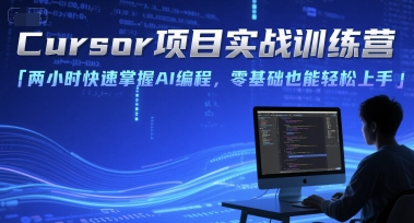 Cursor项目实战训练营，两小时快速掌握AI编程，零基础也能轻松上手-智取云网创
