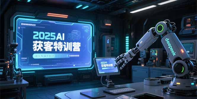 2025AI获客特训营，AI图文视频全制作，deepseek工具实操教学-智取云网创